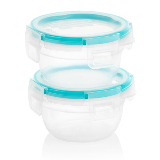 Snapware® Total Solution® 2-pack Plastic Food Storage Container Set with Aqua Lids