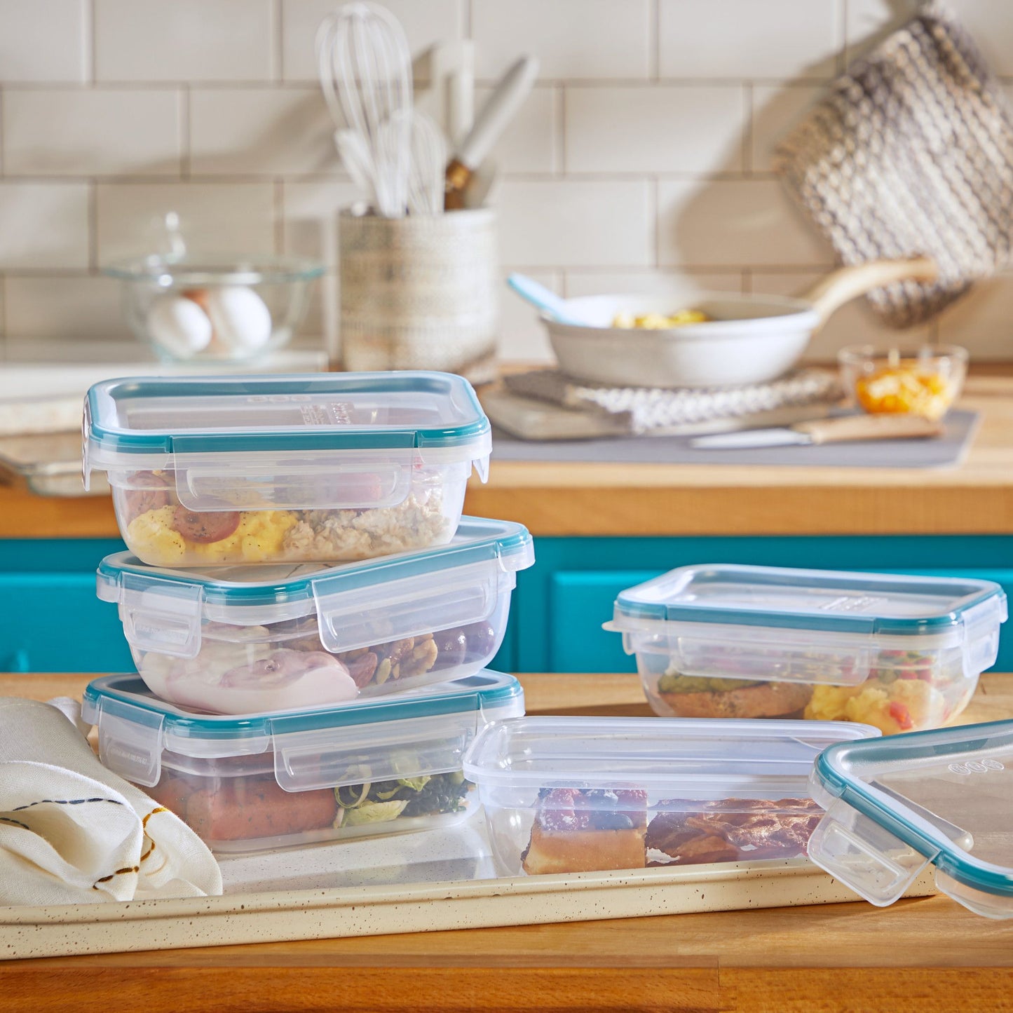 Snapware® Total Solution® 10-piece Rectangular Plastic Food Storage Set