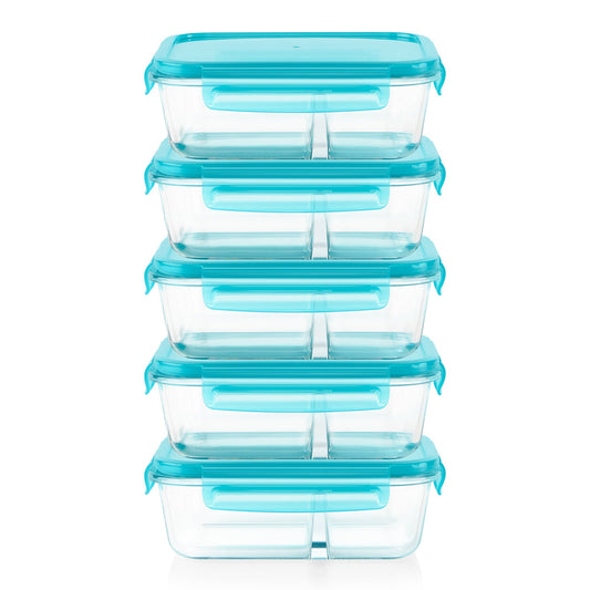 Pyrex® MealBox 10-Piece Divided Storage Set, 2.3 Cup