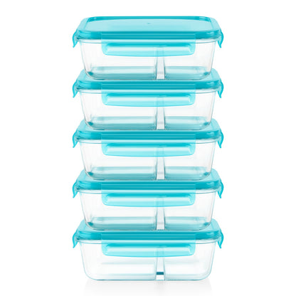 Pyrex® MealBox 10-Piece Divided Storage Set, 4 Cup