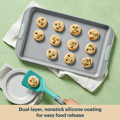 Pyrex® Metal Bakeware 3-Piece Large Cookie Sheet Set in Sage