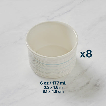 Pyrex® 8-Piece 6-ounce Ceramic Ramekin Set