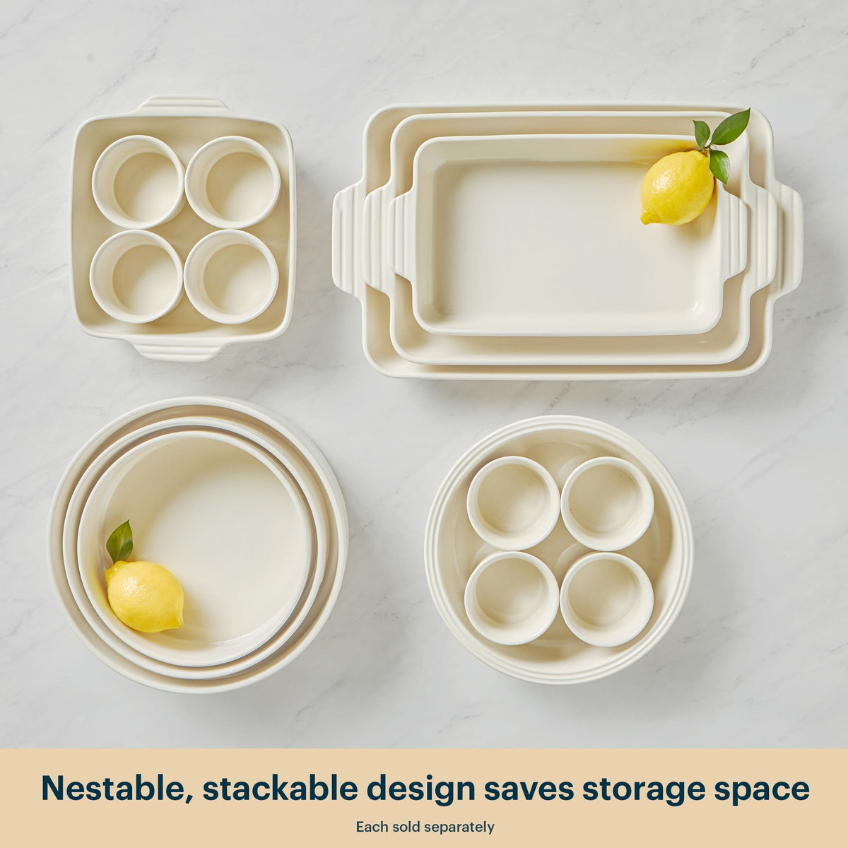 Pyrex® 3-Piece Rectangular Ceramic Bakeware Set