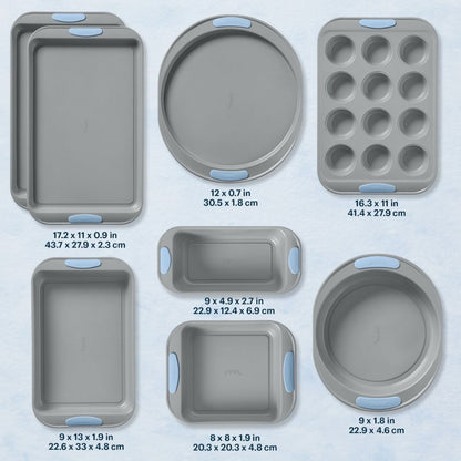 Pyrex® Metal Bakeware 8-Piece Set in Cerulean