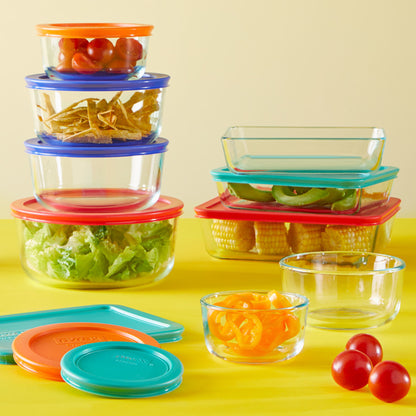 Pyrex® Simply Store® 18-piece Glass Food Storage Container Set with Lids