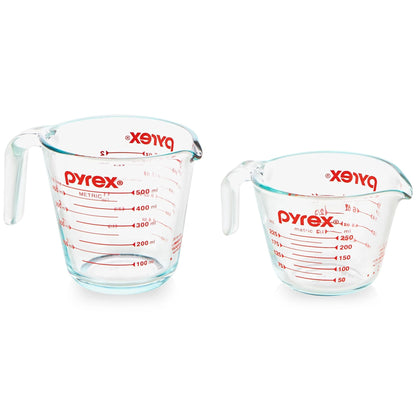 Pyrex® Smart Essentials® Glass Measuring Cup Set