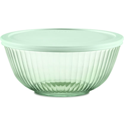 Pyrex® Colors Sculpted Tinted 2.3-quart Mixing Bowl with Lid, Green