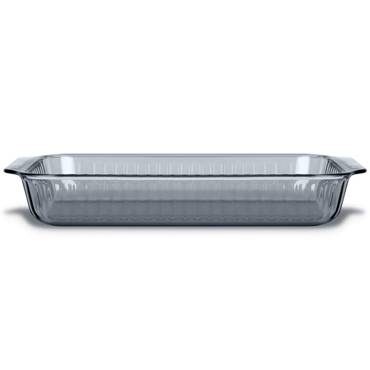 Pyrex® Sculpted Tinted Colors Sculpted Tinted 9" x 13" Baking Dish, Smoke