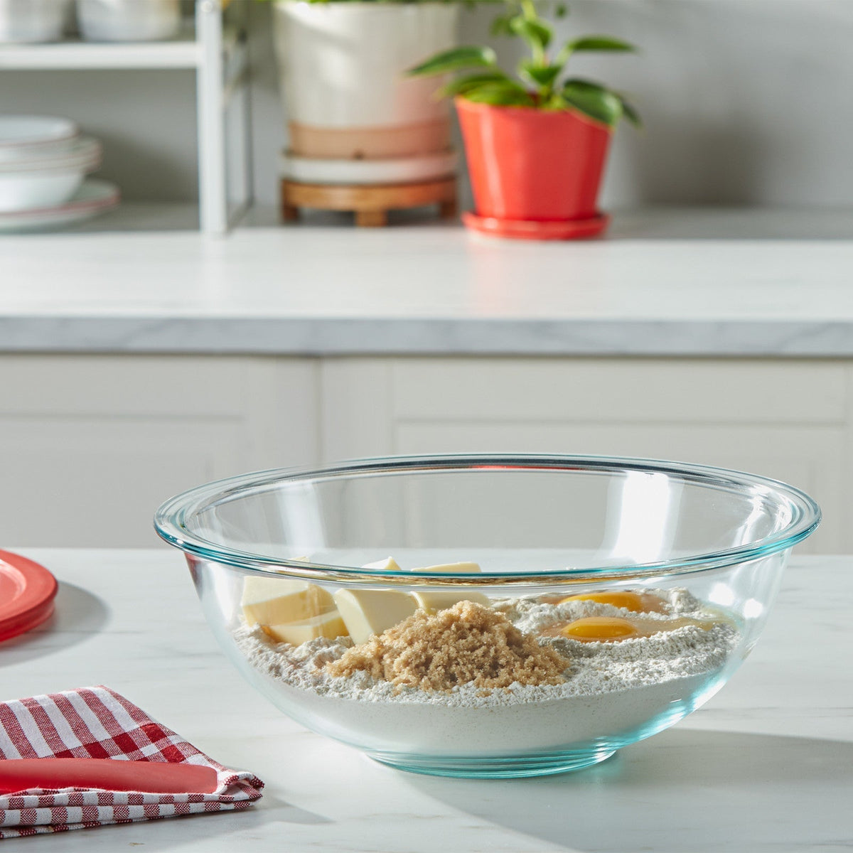Pyrex® Smart Essentials® 4-piece Glass Mixing Bowl Set