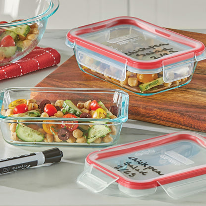 Pyrex® FreshLock™ 4-piece Glass Storage Set