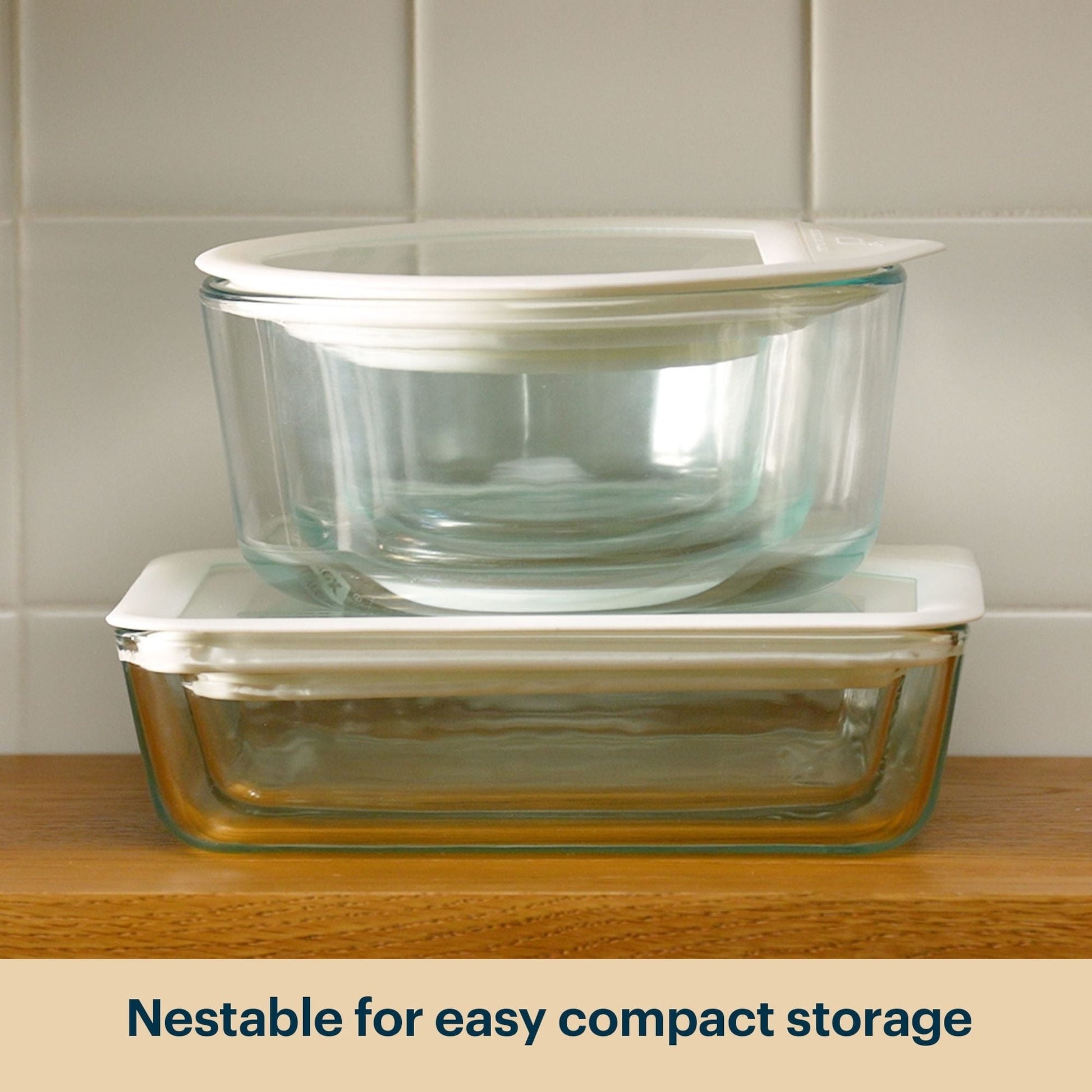 Pyrex® Ultimate 10-Piece Glass Storage Set with Glass Lids
