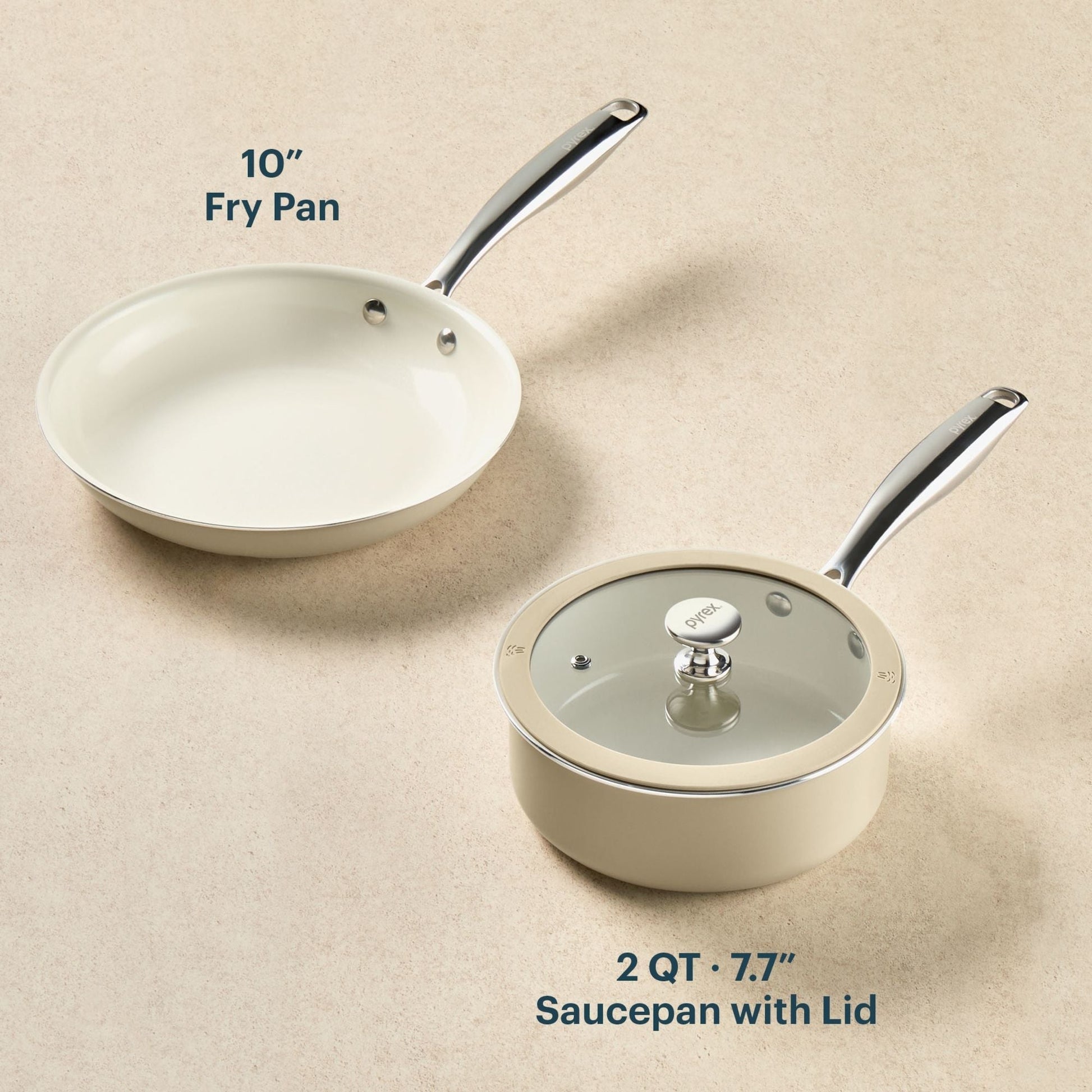 Pyrex® Ceramic Cookware 3-pc Set