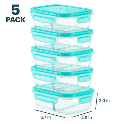 Pyrex® MealBox 10-Piece Divided Storage Set, 2.3 Cup