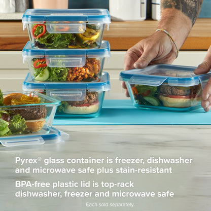 Snapware® Total Solution® Pyrex® Glass 4-piece Square Food Storage Value Pack